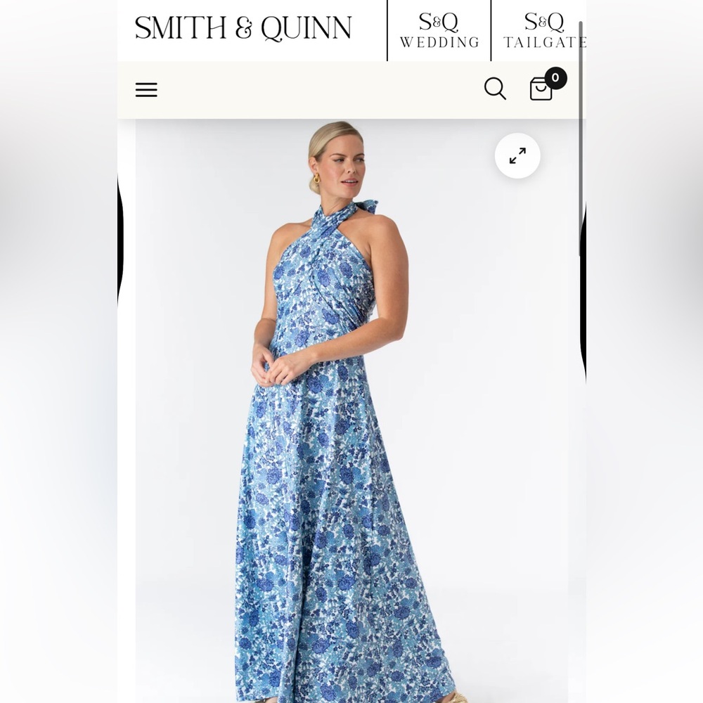 Smith & Quinn size small Fallon dress in porcelain petal pattern